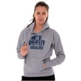 thumbnail image 3 of Number 1 Greatest Mom in the World Women Plus Size Graphic Pullover Hoodie Brisco Brands 2X, 3 of 4