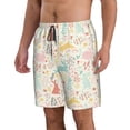 thumbnail image 2 of Goofa Fall Rabbit Printed Mens Swim Trunks Summer Quick Dry Short Beach Swimwear Bathing Suits-XX-Large, 2 of 9