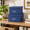 Blue, variant on Blue Set Of 2 Stackable Cardboard Storage Boxes With Label Holders