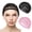black/pink, variant on Hair Net Wrap For Sleep 2 PCS Mesh Nets Cap Snoods Cover Sleeping Knit Hairnets Elastic Head Wrap Bathing Shower Caps Wig Hairnet Crochet Sew Weave Press Weaving Braided Bonnet(Black/Purple)