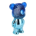 thumbnail image 3 of Ventilador eléctrico portátil de mano Yuxing forma de oso con carga USB color degradado, 3 of 5