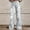 B#White, variant on DPTALR Women's Fashion Printed Casual Pants with Zipper Button Pockets,Gray,Size M,Women's Plus ,Young Adult Tops