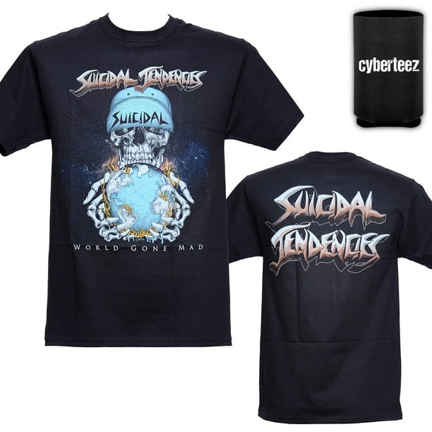 suicidal tendencies button up shirt