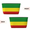 thumbnail image 2 of Rastafari Flag Travel Handbag Leather Purse Organizer Tidy Bag Purse Toiletry Clutch For Women, 2 of 7