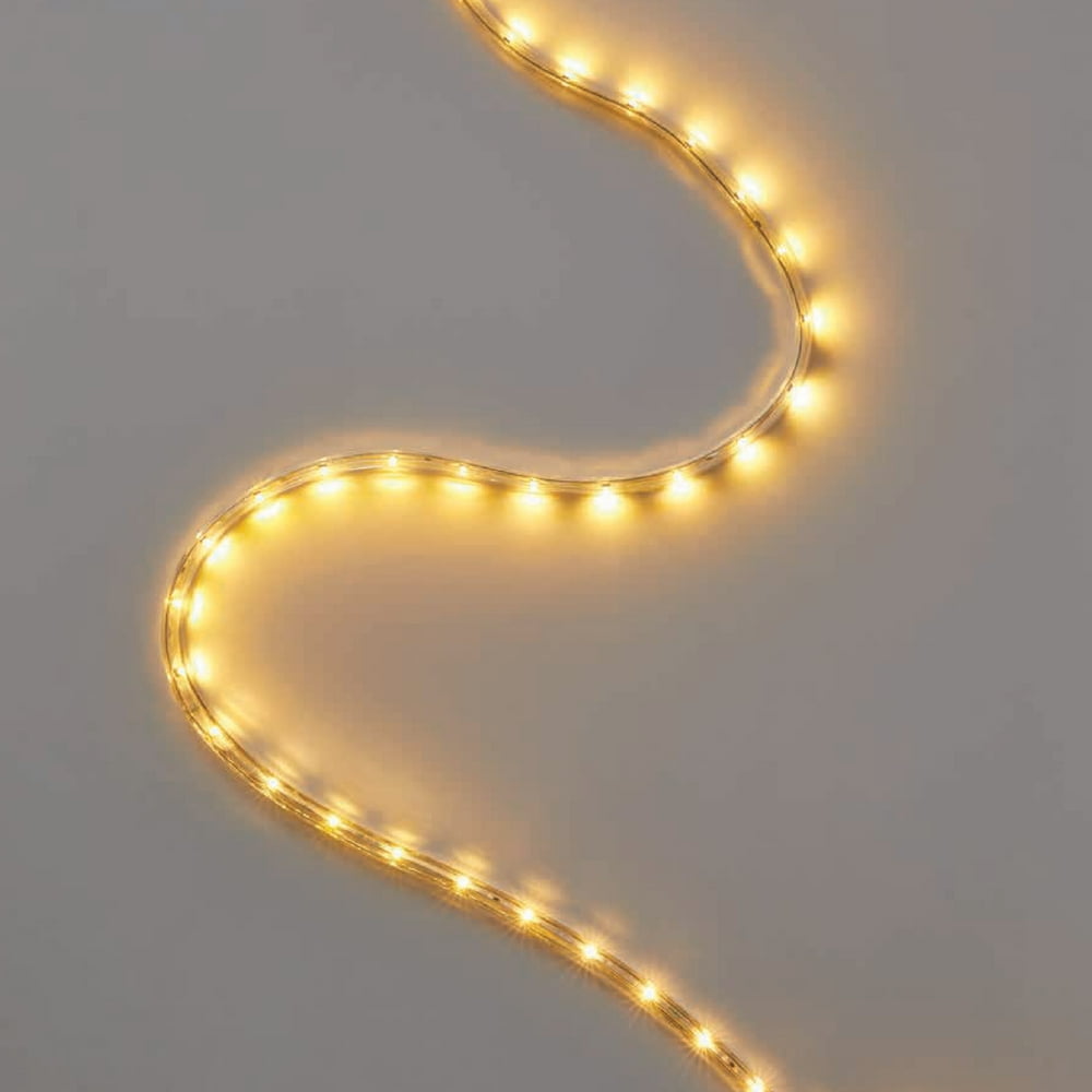 Better Homes & Gardens 120 volt, 12 Watt, 16 Foot Soft White LED Flat Strip Light For Indoor or Better Homes & Gardens 120 volt, 12 Watt, 16 Foot Soft White LED Flat Strip Light For Indoor or