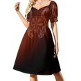 thumbnail image 1 of Vestido de manga corta con runas vikingas, vestido de verano para mujer, vestido de noche, vestido de lujo para niñas, vestidos elegantes, tallas grandes, 1 of 7