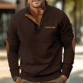 thumbnail image 2 of Spring And Autumn Men's Standing Collar Sweatshirt Is Outdoor Casual Sweaters TopsM, 2 of 5