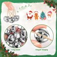 thumbnail image 4 of 0.5Inch Silver-plated Bells,Christmas Jingle Bells,Small Jingle Bells,Metal Cross Bells,DIY Crafts Jingle Bells for Wreath,120PCS Bulk Bells,for Festival Wedding Party Decoration, 4 of 7
