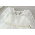 thumbnail image 3 of Baby Girls Long Sleeve Baptism Dress Baby Girls Christening Gown 6m, 3 of 5