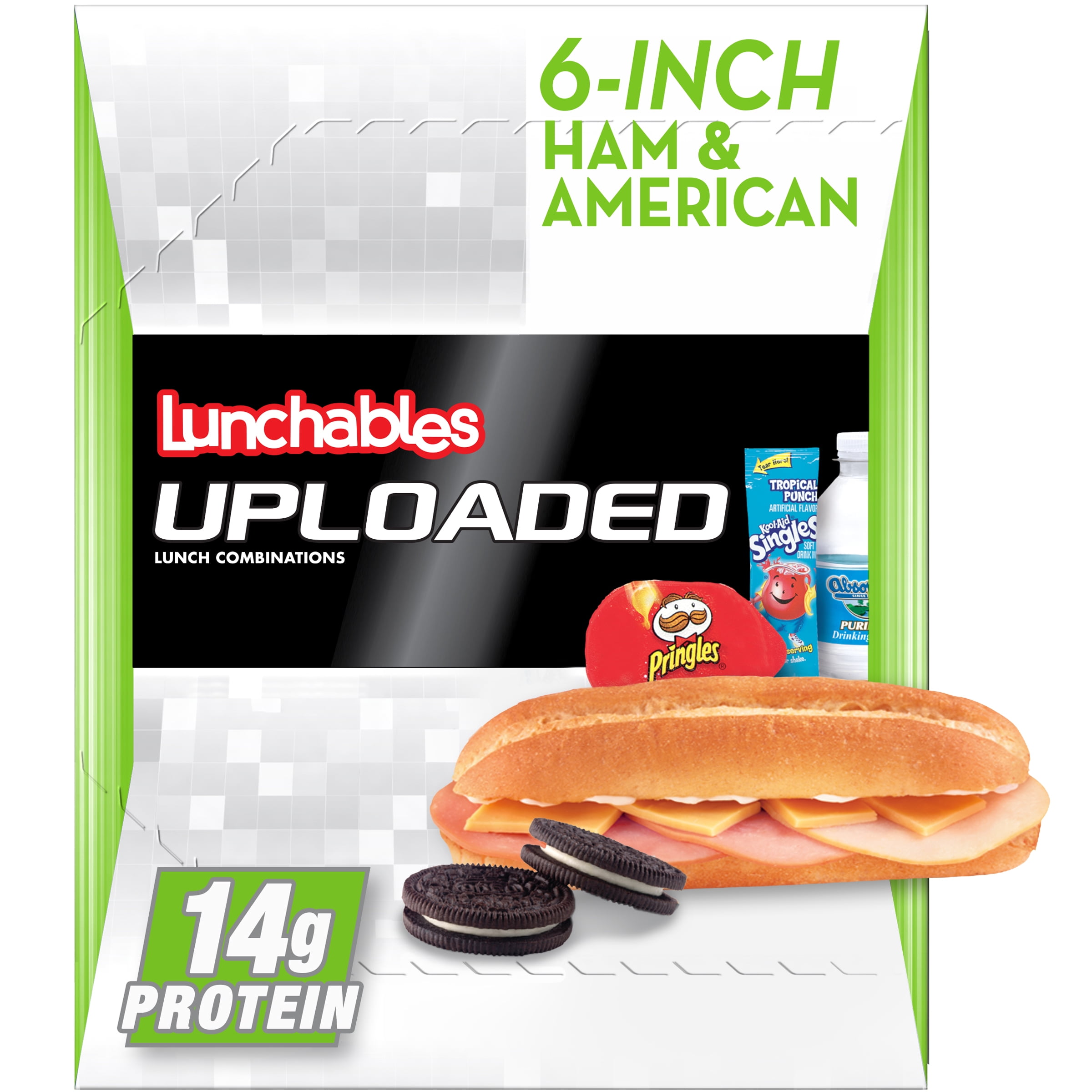 Lunchables Uploaded Ham & American Sub Sandwich, 15 oz Box Walmart