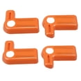 thumbnail image 1 of Unique Bargains 4 piezas de cubierta de manija de interruptor de extracción de techo rígido para Jeep Wrangler JK JKU 2007-2017 naranja, 1 of 1