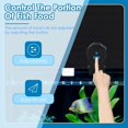 thumbnail image 3 of Automatic Fish Feeder for Aquarium & Fish Tank - Battery Operated Timer with 2 Containers (100ml & 210ml), Blue, 3 of 7