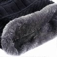 thumbnail image 3 of Men's Winter Warm Knit Skull Hat Fleece Lining (Red) 1 Pieces, 3 of 3