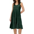thumbnail image 1 of WILLBEST Vestidos De Verano Para Mujer Vestido Casual De Color Sólido Para Primavera Y Verano, Cómodo, Ligero Y Sin Mangas, 1 of 3