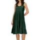 thumbnail image 1 of Vestido informal ligero sin mangas de color liso para mujer, ideal para primavera-verano, 1 of 4