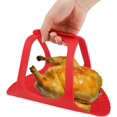 thumbnail image 1 of Lève-dinde en Silicone, Réutilisable Résistant à la Chaleur Antiadhésif pour Volaille, Poulet, Dinde, Viande, Tapis de Rôtissage, Four, Cuisson à Domicile, 23.2 x 12.4 Po, 1 of 8