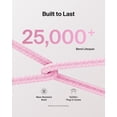 thumbnail image 4 of Cable USB C a USB C para iPhone 16, paquete de 2 unidades, 3 m, 60 W, rosa, 4 of 8