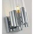 thumbnail image 3 of Bethel International Wall Sconce Chrome Metal & Glass, 3 of 3