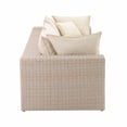 thumbnail image 4 of TOV Furniture Cali Natural Wicker Outdoor Modular Sofa, 4 of 9