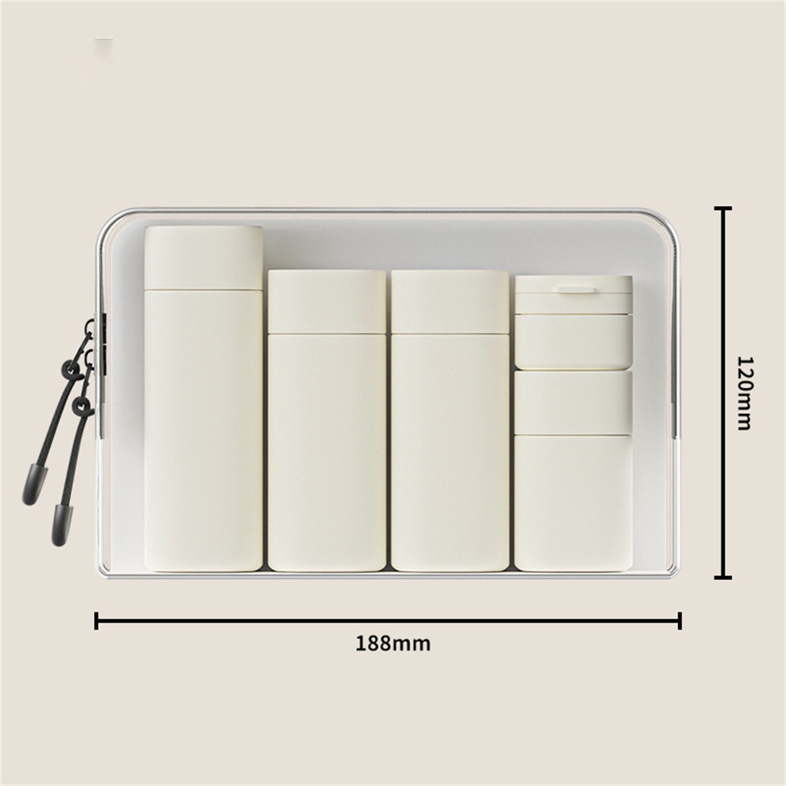 Pkeoh 5Pcs Travel Bottles For Toiletries Leak Proof Travel Size Toiletries Travel Shampoo And Conditioner Bottles For Shampoo Conditioner Lotion