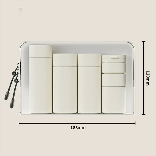 EGNMCR 5Pcs Travel Bottles For Toiletries Leak Proof Travel Size Toiletries Travel Shampoo And Conditioner Bottles For Shampoo Conditioner Lotion Separate bottles