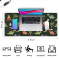 thumbnail image 5 of Long Mouse Pads for Desk,Dark Green Toned Dinosaur and Volcano Desk Mats on Top Of Desks, Desk Mouse Pad Extra Large with 3mm Non-Slip Base and Stitched Edge for Gaming,Work,Home 35.4"x15.7", 5 of 5