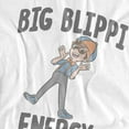 thumbnail image 2 of Blippi Big Blippi Energy Kids T Shirt for Youth Boys and Girls, White, X-Large, 2 of 3