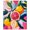 Gallery Wrapped, variant on Juicy Paradox I Canvas Colorful Floral Art by Art Remedy, Silver Frame, 36 x 45