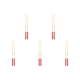 thumbnail image 1 of 1 Par Mazos Tambor 5A Baquetas Arce Piezas Instrumentos Musicales () Rojo, 1 of 5