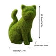 thumbnail image 5 of Garden Sculptures Decorative Peeing Dog Topiary Green Flocking Puppy Ornament Ideal for Outdoor Spaces and Patio, 5 of 9