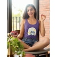 thumbnail image 2 of Fairytale Hedgehog Racerback Tank Women -Grace Popp Designs, Female Small, 2 of 4