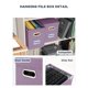 thumbnail image 5 of Organizador de archivos Oterri Taro morado 27x21x34 cm con tapa, 5 of 7