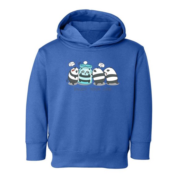 Enjoy Your Life Panda Hoodie Toddler -Image by Shutterstock,  4 Toddler