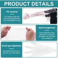 thumbnail image 3 of 50Pcs Disposable Long Plastic Gloves,33.5In Clear Field Dressing Gloves,Durable Veterinary Gloves for Veterinarians Deer Cleaning, 3 of 6