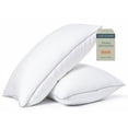 thumbnail image 1 of Casa Platino Juego de 2 Almohadas Tamaño Queen: Almohada de Cama de Colección de Hotel de Lujo Tamaño Queen para Personas Que Duermen de Lado, Boca Arriba y Boca Abajo, Duradera y Fácil de Lavar, 1 of 8
