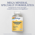 Solaray Magnesium Citrate 400mg | Nutritive Support for Healthy Heart ...