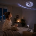 thumbnail image 4 of Galaxy Projector Star Sunset Lamp Space Night Light for Bedroom Aurora Planetarium De Galaxias para Mini USB Starry Sky Astronaut Fantasy Ceiling Wall LED Moon Nightlights Decor (2 Projection Films), 4 of 5