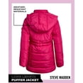 thumbnail image 6 of Steve Madden Girls Puffer Jacket - Insulated Long Length Parka Quilted Winter Jacket for Girls (Size: 4-16), 6 of 7