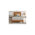 thumbnail image 5 of Maykoosh Renaissance Refinement Twin Bed in Light Toffee with Charging Station: Sleigh Panel Headboard Design, Solid Wood Construction, Requires Box Spring, Includes USB Charging Station, 5 of 6