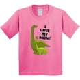 thumbnail image 3 of Inktastic I Love My Mom with Baby and Mommy Brontosaurus Youth T-Shirt, 3 of 5