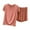 Pink, variant on Summer Ladies Nightwear Akafmk Women's Pajama Sets, Cotton Pajamas for Women Set, Women Fashion Loose Flash Short Sleeve T-shirt High Waist Shorts Two-piece Home Casual Pajamas Suit