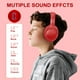 thumbnail image 2 of Auriculares Bluetooth MIDOLA Over Ear 68H Playtime Red, 2 of 7