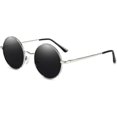 thumbnail image 1 of Gafas de sol polarizadas redondas vintage John Lennon para hombres y mujeres Gafas de sol hippie circulares Aikeco, 1 of 4