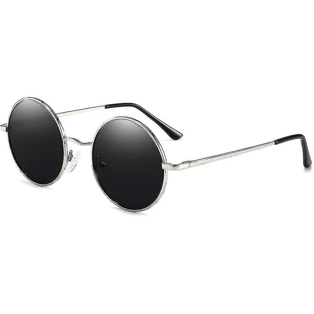 Gafas de sol polarizadas redondas vintage John Lennon para hombres y mujeres Gafas de sol hippie circulares Aikeco