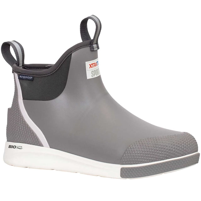 Botas deportivas Xtratuf Ankle Deck Watertight para hombre, talla gris