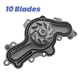 thumbnail image 4 of Engine Cooling Water Pump 10 Blades DG1Z-8501-D for, 4 of 5