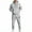 Gray, variant on Xzbqbs Men's Tracksuit Set 2 Piece Tactical Sets Quarter Zip Hoodies Pullover and Slim Cuffed Joggers Athletic Workwear Running Sets