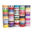thumbnail image 4 of Coofit 6 Rolls Christmas Masking Planner Tape Cute Tearable Cartoon Craft Tape, 4 of 10