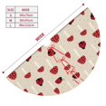thumbnail image 3 of Cauagu 36" Christmas Tree Skirt Ladybug With Mushroom Pattern Christmas Tree Decorations Tree Mat for Xmas Decorations Occasion Holiday Home Decor -36", 3 of 7
