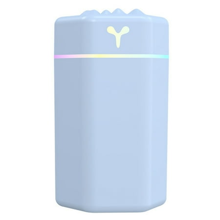 

Chicmine 1 Set 260ML USB Humidifier Fine Atomization Continuous/Interval Spray Heavy Fog Colorful Night Light Silent 4.5W Air Diffuser for Home